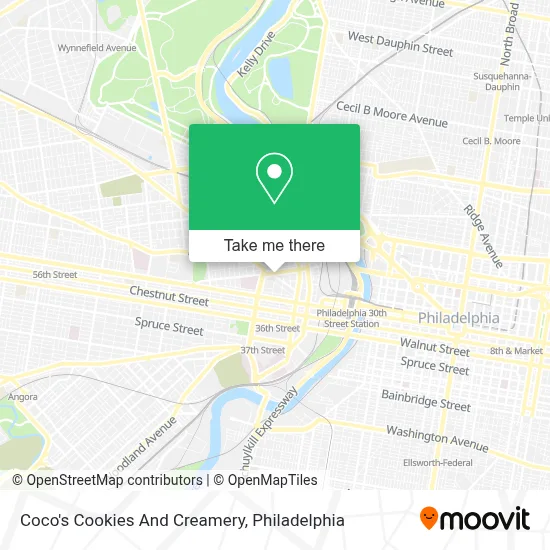 Coco's Cookies And Creamery map