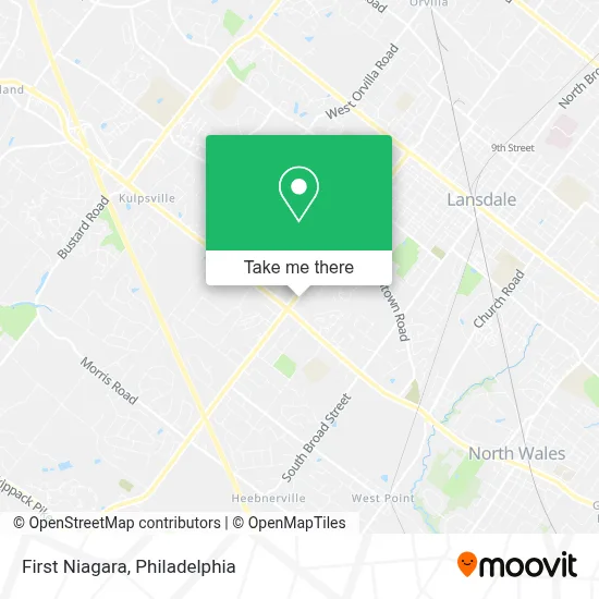 First Niagara map