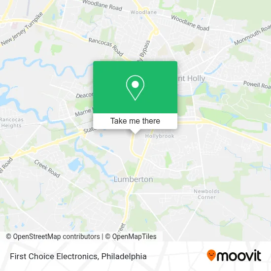 First Choice Electronics map
