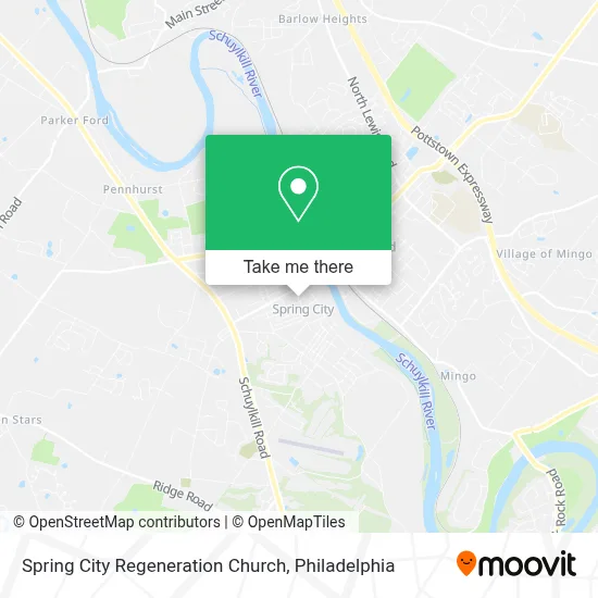 Spring City Regeneration Church map