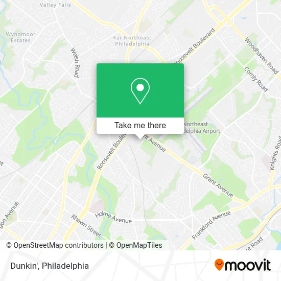 Dunkin' map