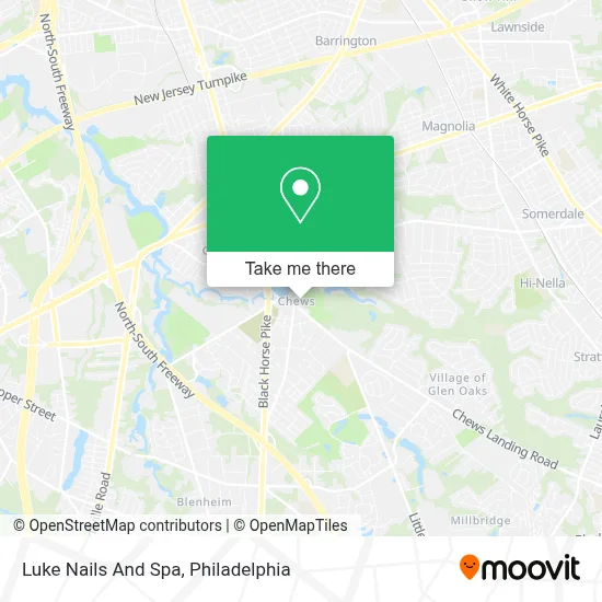 Luke Nails And Spa map