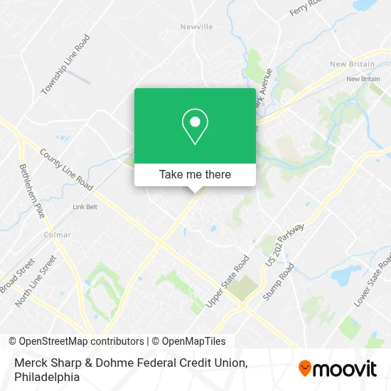 Merck Sharp & Dohme Federal Credit Union map