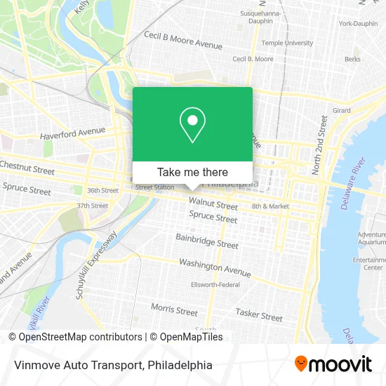 Vinmove Auto Transport map