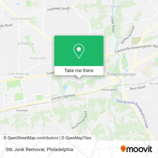 Stk Junk Removal map
