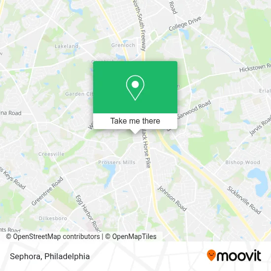 Sephora map