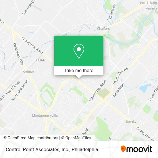 Control Point Associates, Inc. map