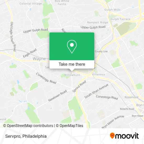 Servpro map