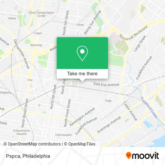 Pspca map