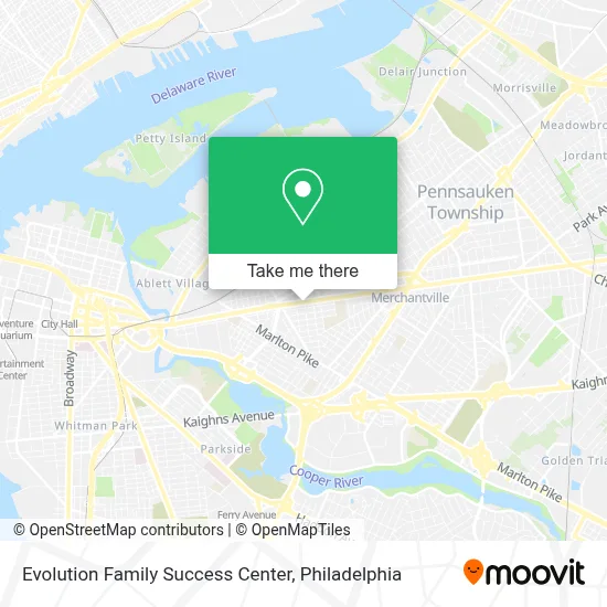 Evolution Family Success Center map