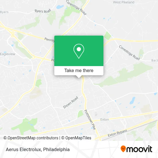 Aerus Electrolux map