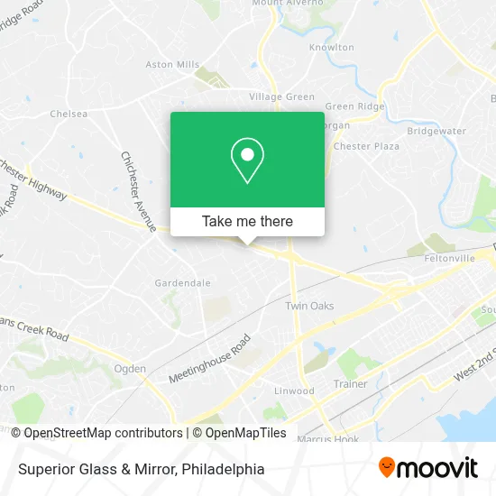 Superior Glass & Mirror map