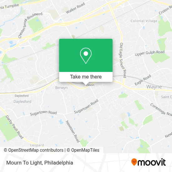 Mourn To Light map