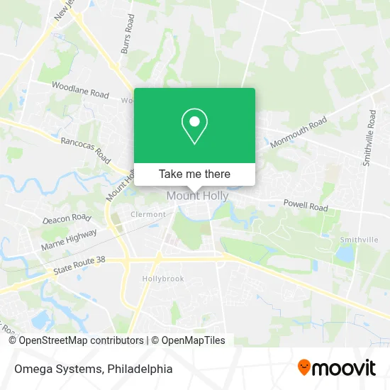 Omega Systems map