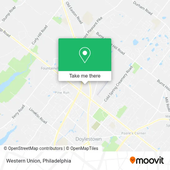 Western Union map