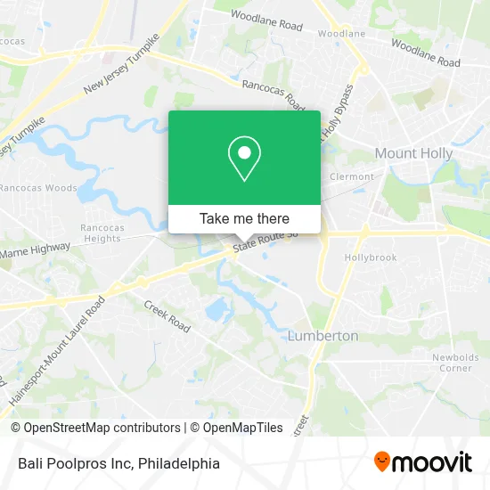 Bali Poolpros Inc map