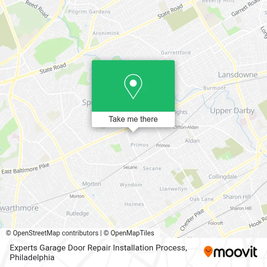 Experts Garage Door Repair Installation Process map
