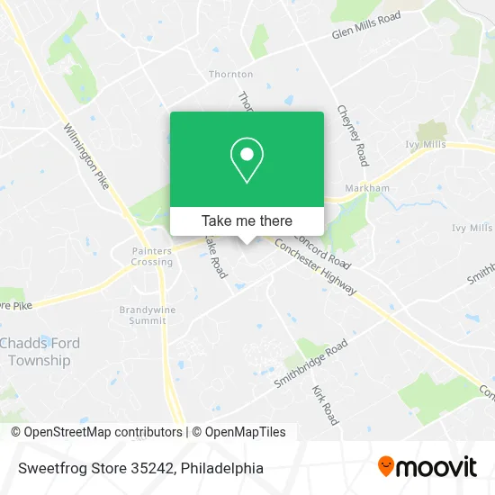 Sweetfrog Store 35242 map
