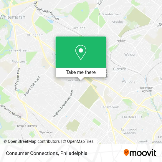 Consumer Connections map