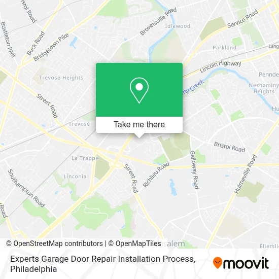 Experts Garage Door Repair Installation Process map
