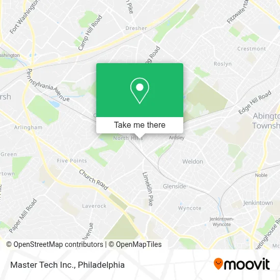 Master Tech Inc. map