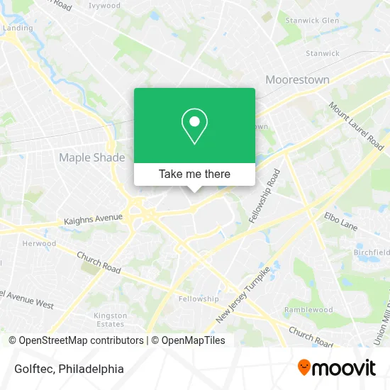 Golftec map
