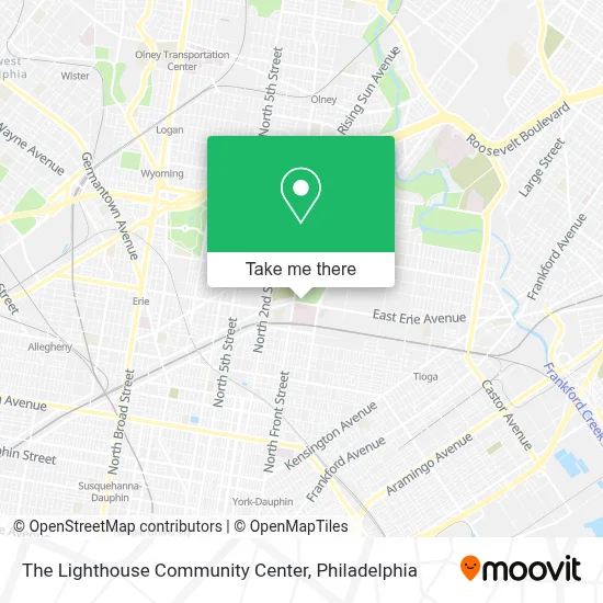 The Lighthouse Community Center map