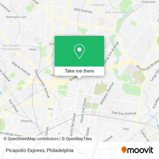 Picapollo Express map