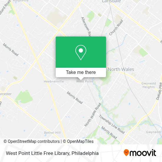 West Point Little Free Library map