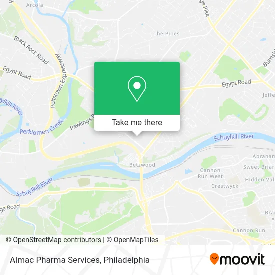 Almac Pharma Services map