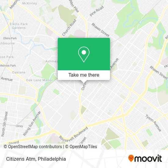 Citizens Atm map