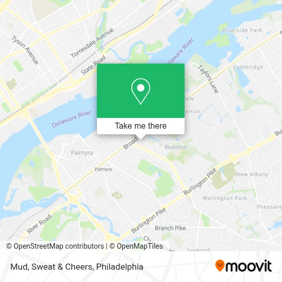 Mud, Sweat & Cheers map