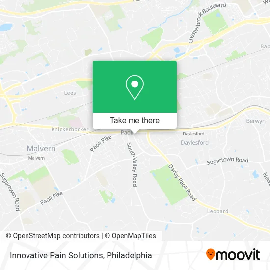 Innovative Pain Solutions map