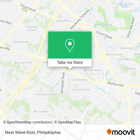 Next Wave Kids map
