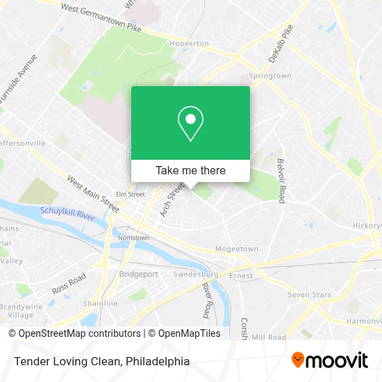Tender Loving Clean map