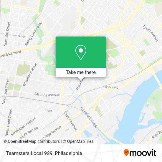 Teamsters Local 929 map