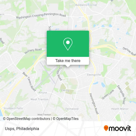 Usps map