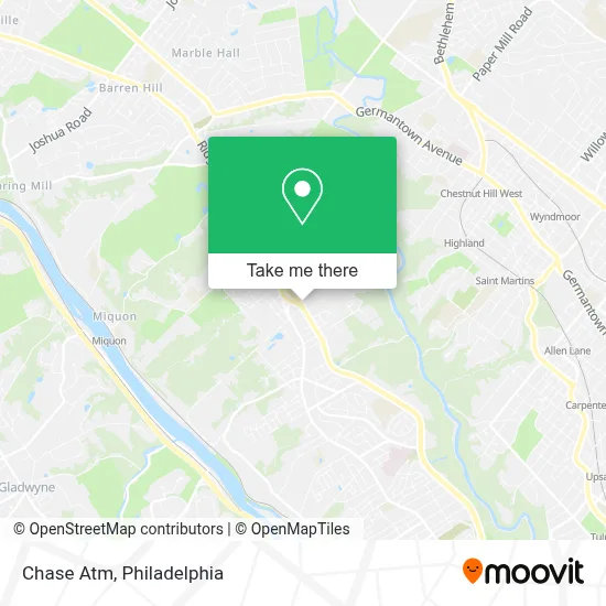 Chase Atm map