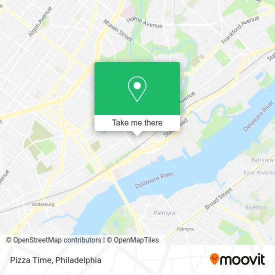 Pizza Time map