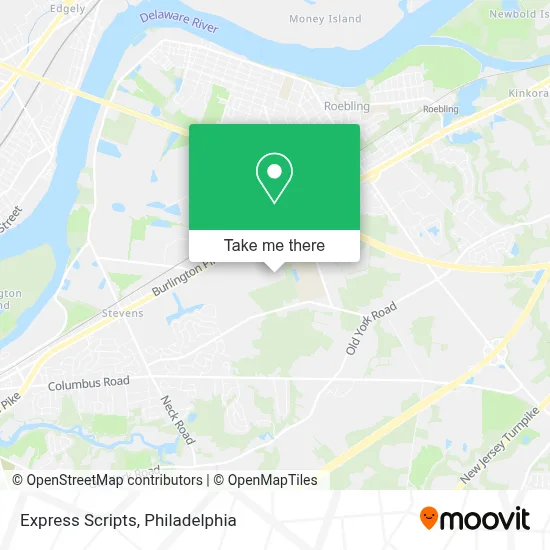 Express Scripts map