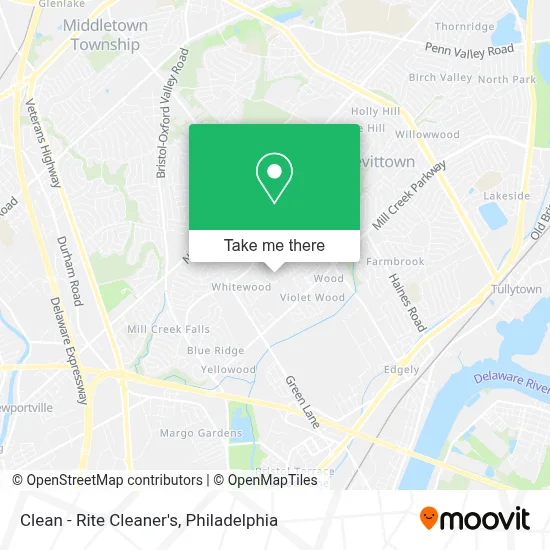 Clean - Rite Cleaner's map