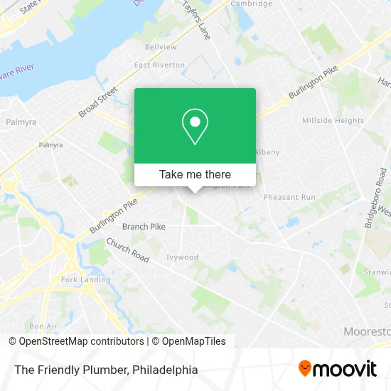 The Friendly Plumber map