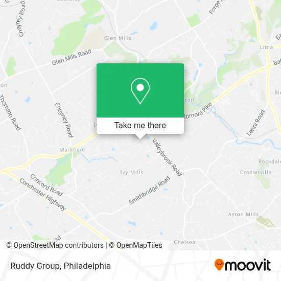 Ruddy Group map