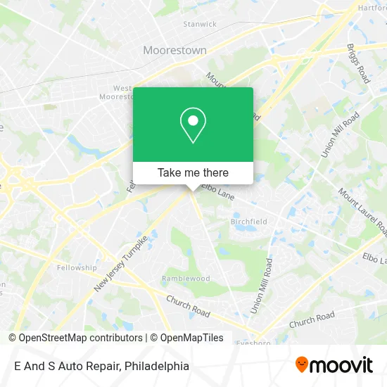 E And S Auto Repair map
