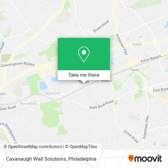 Cavanaugh Wall Solutions map