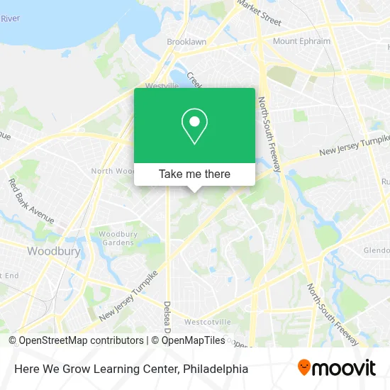 Here We Grow Learning Center map