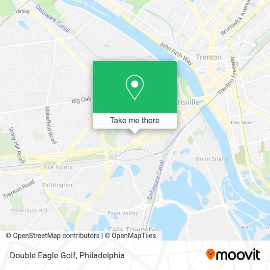 Double Eagle Golf map