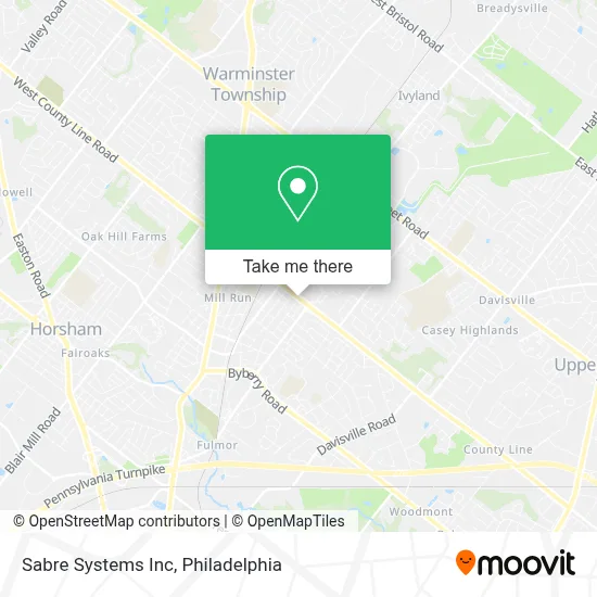 Sabre Systems Inc map
