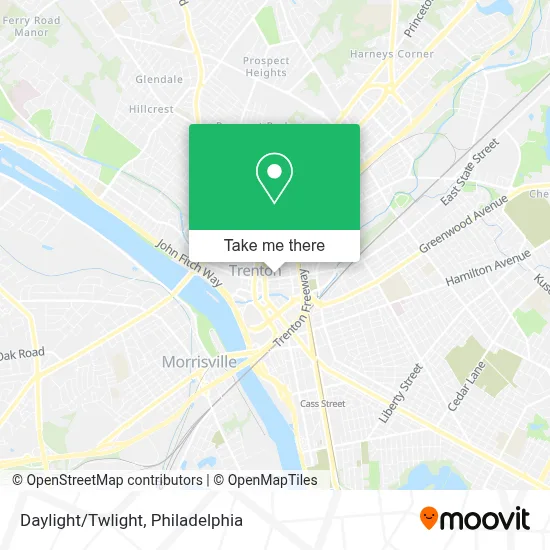 Daylight/Twlight map