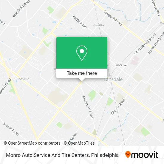 Monro Auto Service And Tire Centers map